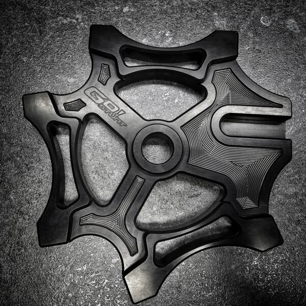 Handbrake Bracket BLACK Kawasaki ZX6R 05-24 (3xRadial calipers)